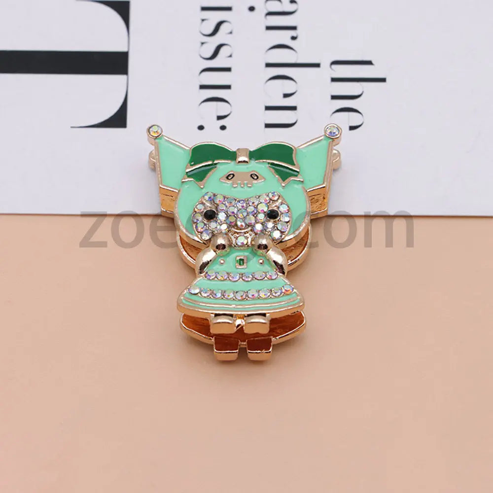 FS4841-Kuromi Alloy Beads Fit For Beadable Pens For Keychain Jewelry Making Zoe's DIY Shop