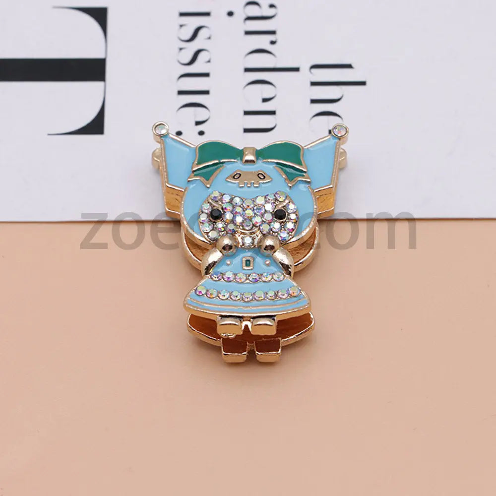 FS4841-Kuromi Alloy Beads Fit For Beadable Pens For Keychain Jewelry Making Zoe's DIY Shop