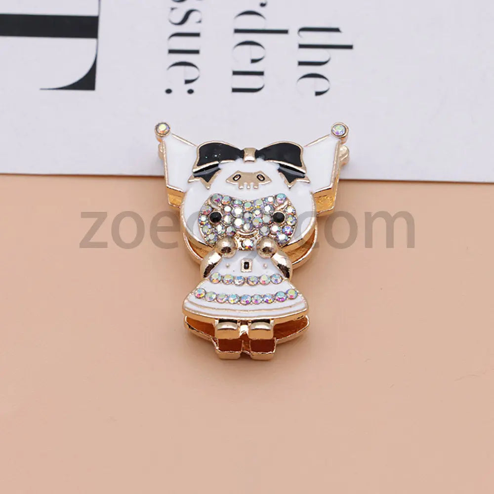 FS4841-Kuromi Alloy Beads Fit For Beadable Pens For Keychain Jewelry Making Zoe's DIY Shop