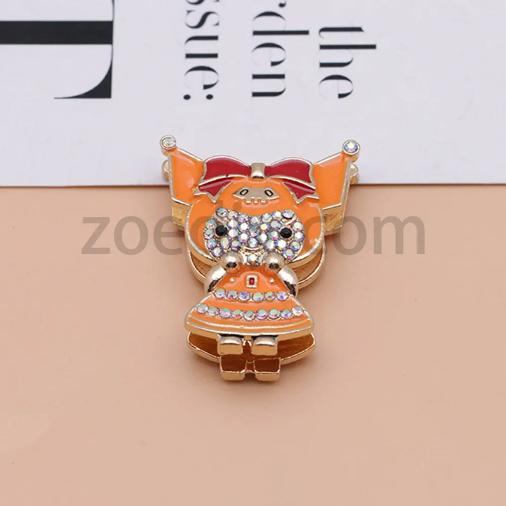 FS4841-Kuromi Alloy Beads Fit For Beadable Pens For Keychain Jewelry Making Zoe's DIY Shop