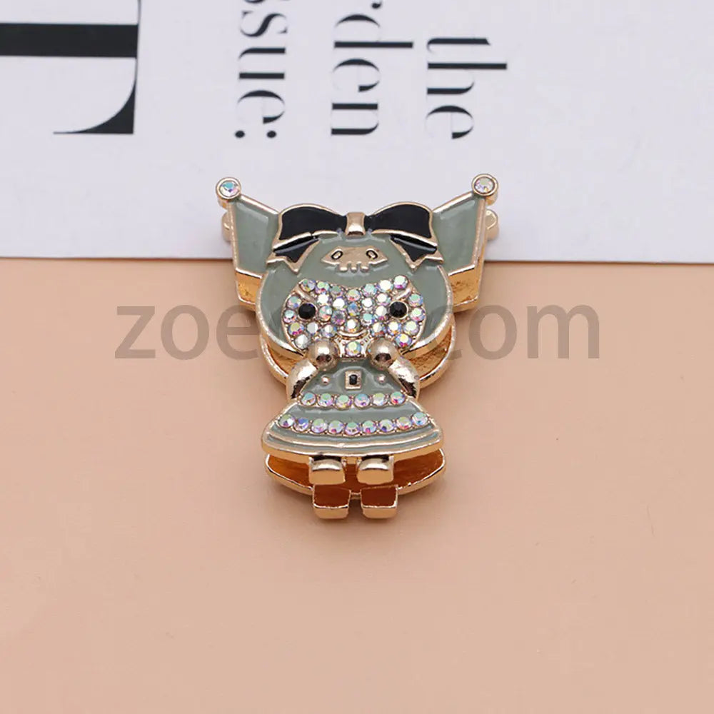 FS4841-Kuromi Alloy Beads Fit For Beadable Pens For Keychain Jewelry Making Zoe's DIY Shop