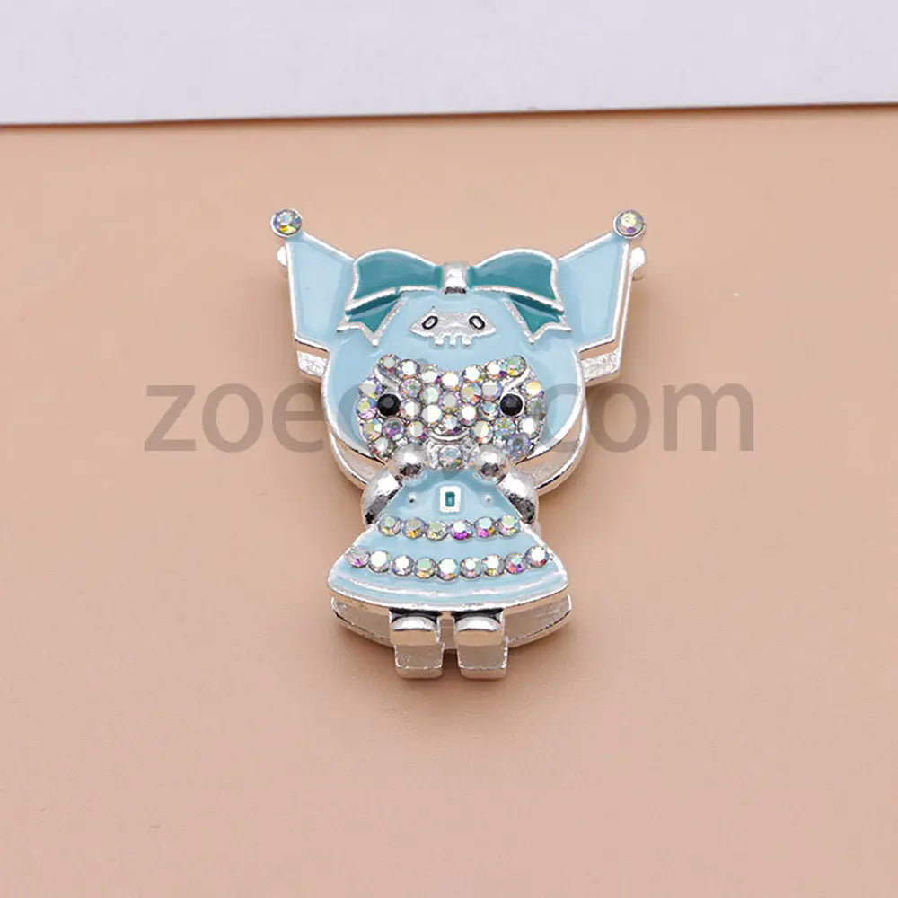 FS4841-Kuromi Alloy Beads Fit For Beadable Pens For Keychain Jewelry Making Zoe's DIY Shop