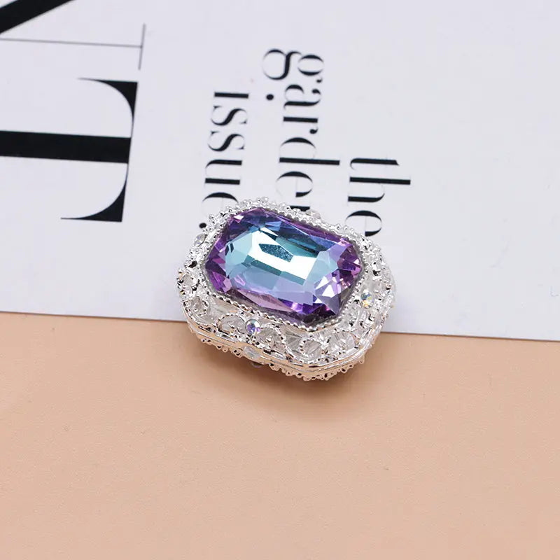 FS4849- Approximately 21×17mm Double-Sided Zirconium Diamond Alloy Beads Four-Way Pen-Passing For DIY Project Zoe's DIY Shop