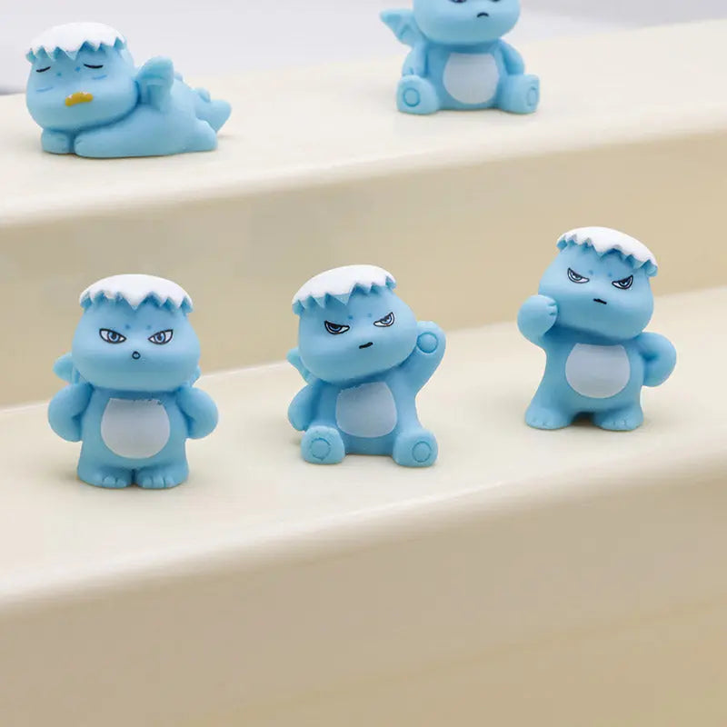 FS4887- Three - Dimensional Mini Snow - Topped Milk Dragon Pen Toppers Zoe's DIY Shop