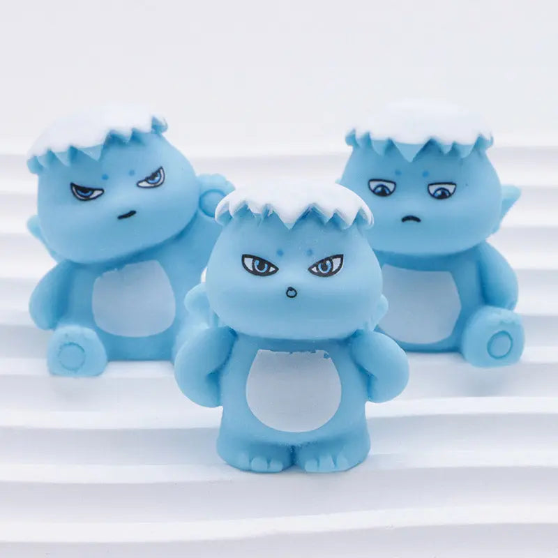 FS4887- Three - Dimensional Mini Snow - Topped Milk Dragon Pen Toppers Zoe's DIY Shop