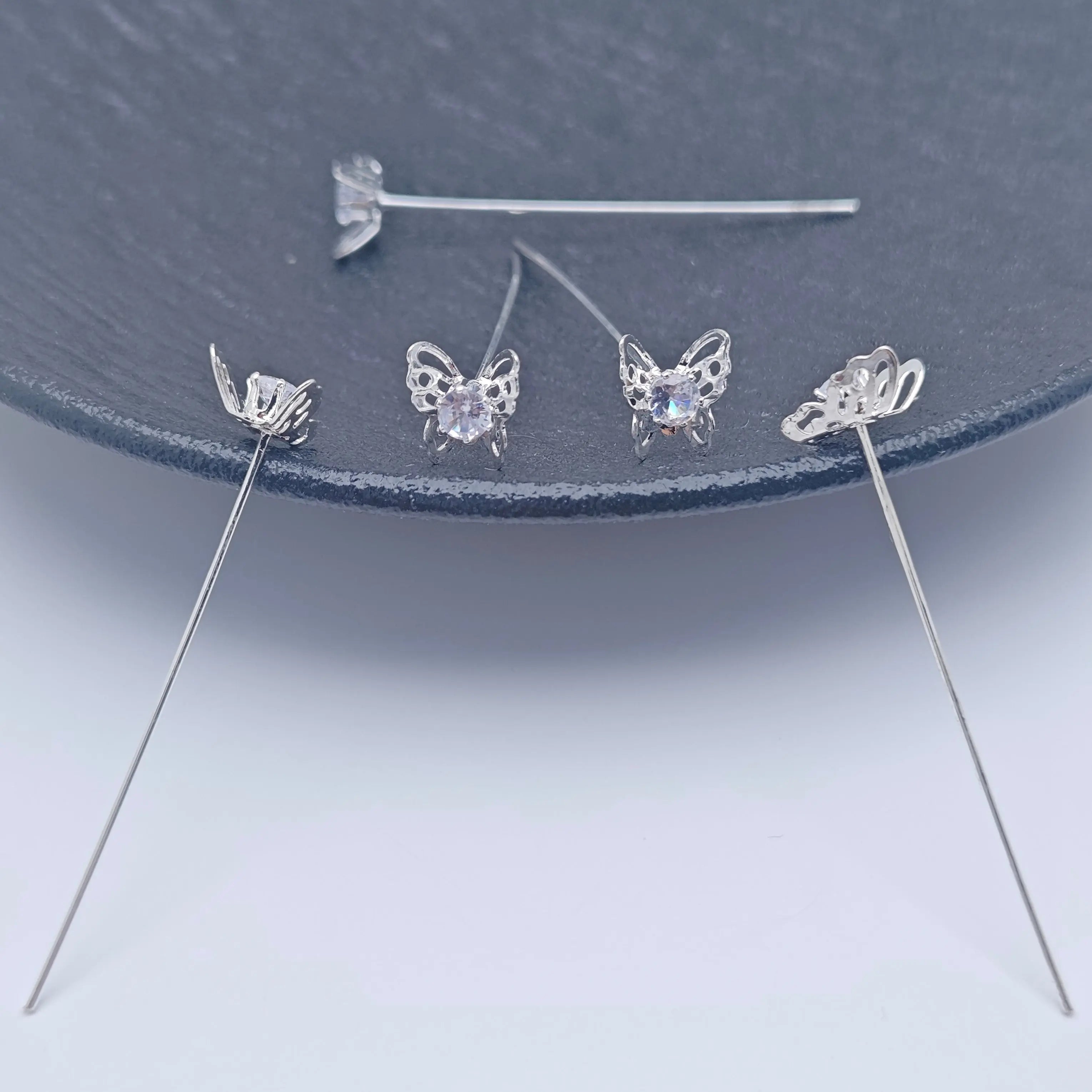 FS4894- 40mm Butterfly Zircon Pin Zoe's DIY Shop