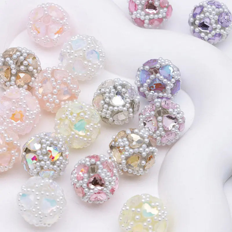 FS4932- 16mm Drilled Beads Heart Love Zoe's DIY Shop