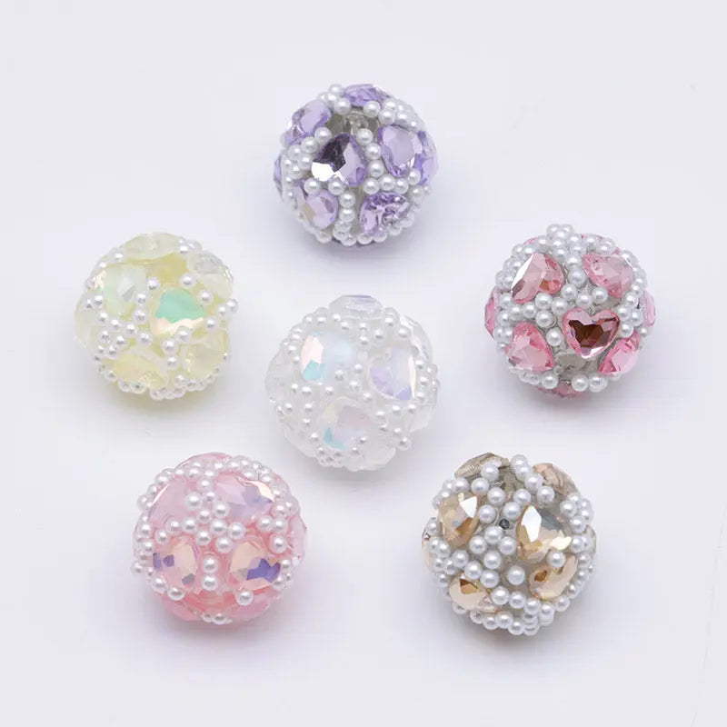 FS4932- 16mm Drilled Beads Heart Love Zoe's DIY Shop