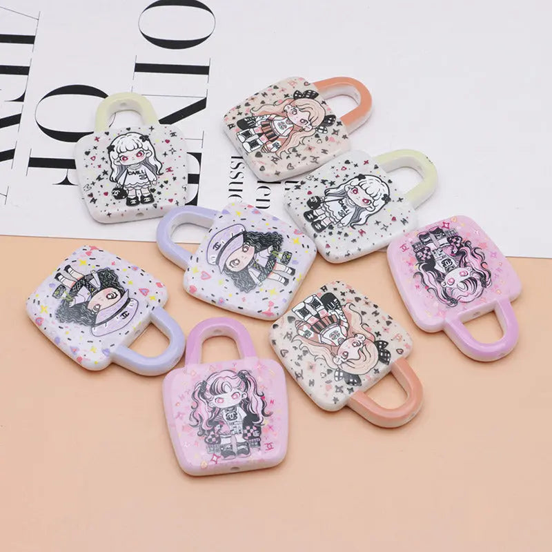 FS4933- Lv Cc Designer Handbag Beads Zoe's DIY Shop