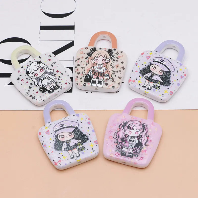 FS4933- Lv Cc Designer Handbag Beads Zoe's DIY Shop