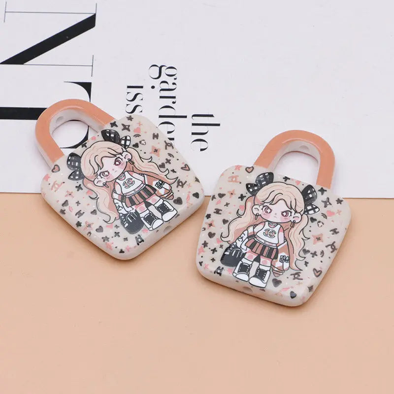 FS4933- Lv Cc Designer Handbag Beads Zoe's DIY Shop