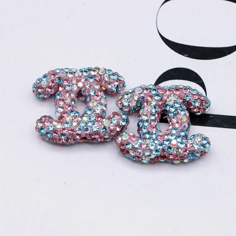 FS4938- 22×26Mm Cc Ceramic Clay Drill Beads Can Pass Through A Pen Zoe's DIY Shop