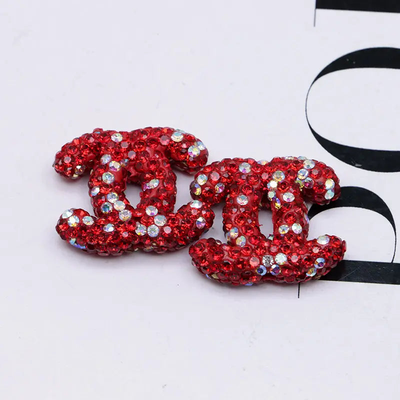 FS4938- 22×26Mm Cc Ceramic Clay Drill Beads Can Pass Through A Pen Zoe's DIY Shop