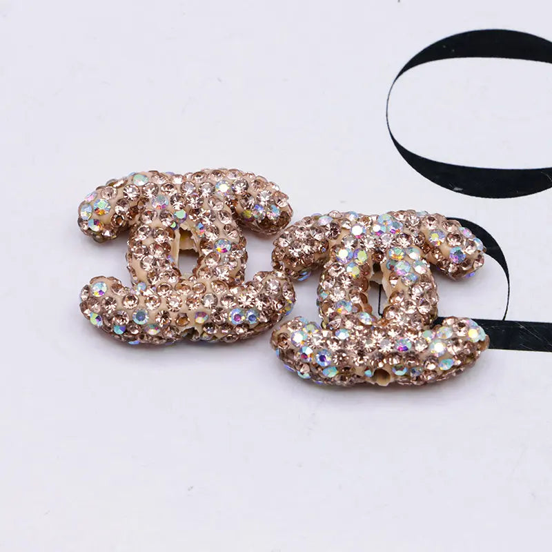 FS4938- 22×26Mm Cc Ceramic Clay Drill Beads Can Pass Through A Pen Zoe's DIY Shop