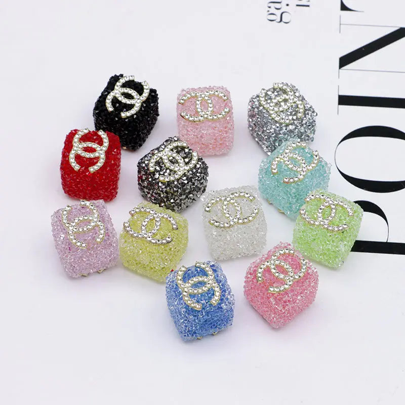 FS4941- 16mm Cc Granulated Sugar Beads for Crafts DIY Bracelets Keychains Pens Jewelry Making Supplies Zoe's DIY Shop