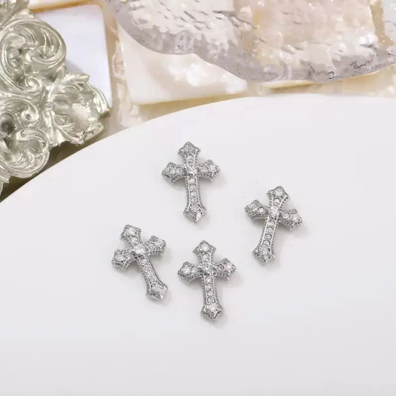 FS4950-9×13mm Cross Nail Charms For DIY Project Zoe's DIY Shop