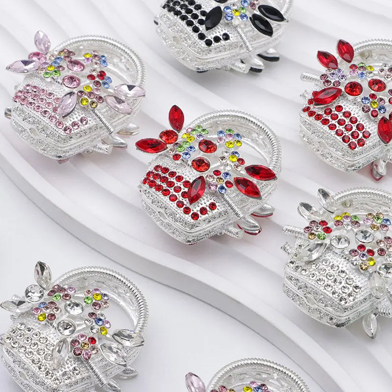 FS4952- Flower Basket Alloy Beads Zoe's DIY Shop