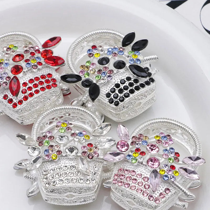 FS4952- Flower Basket Alloy Beads Zoe's DIY Shop