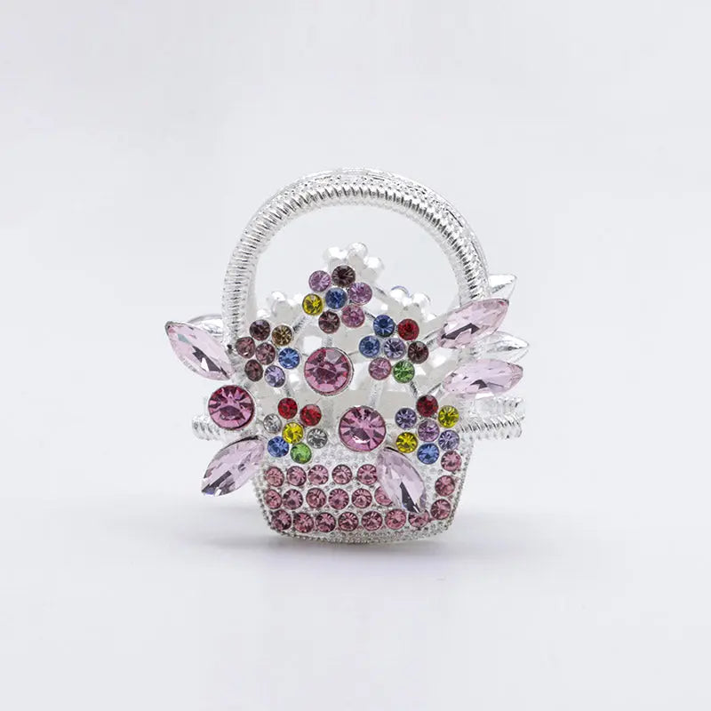 FS4952- Flower Basket Alloy Beads Zoe's DIY Shop