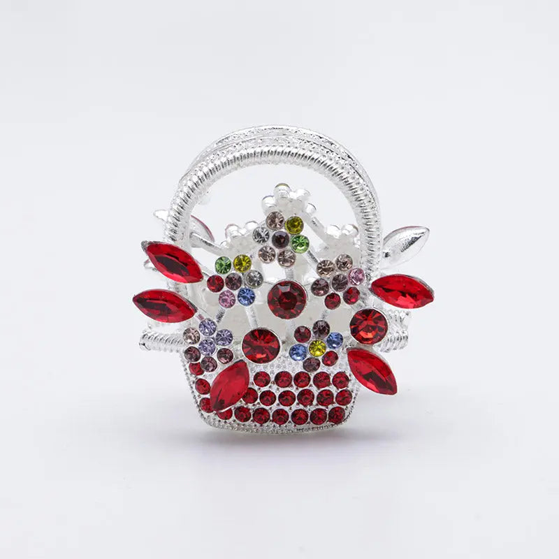 FS4952- Flower Basket Alloy Beads Zoe's DIY Shop