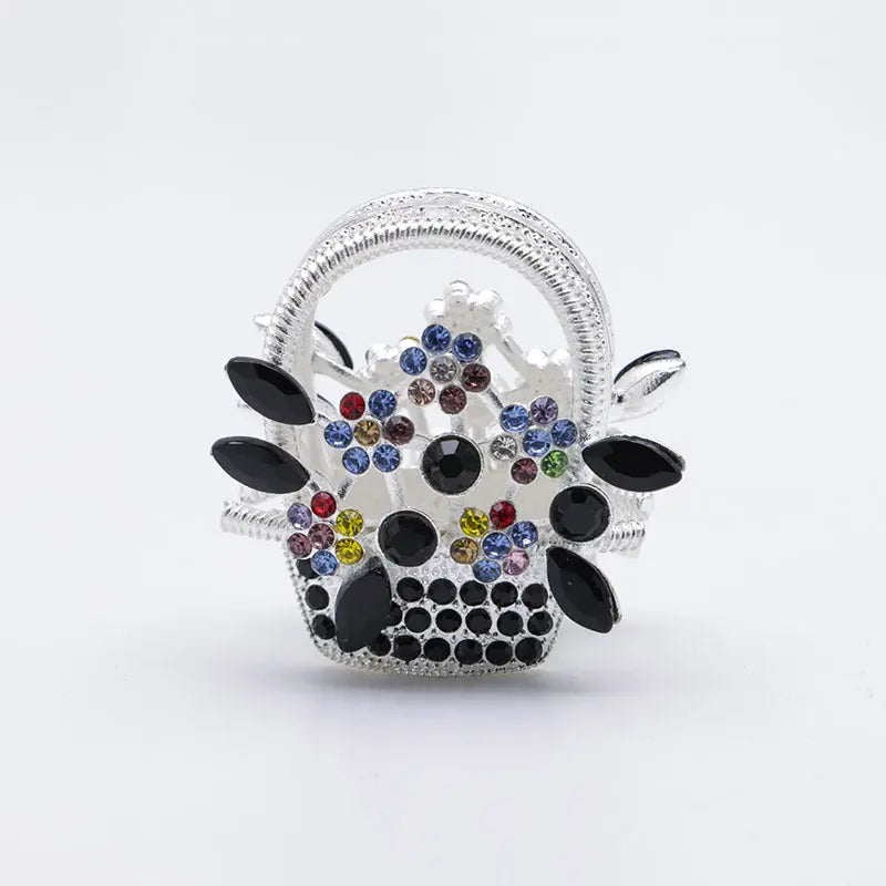 FS4952- Flower Basket Alloy Beads Zoe's DIY Shop