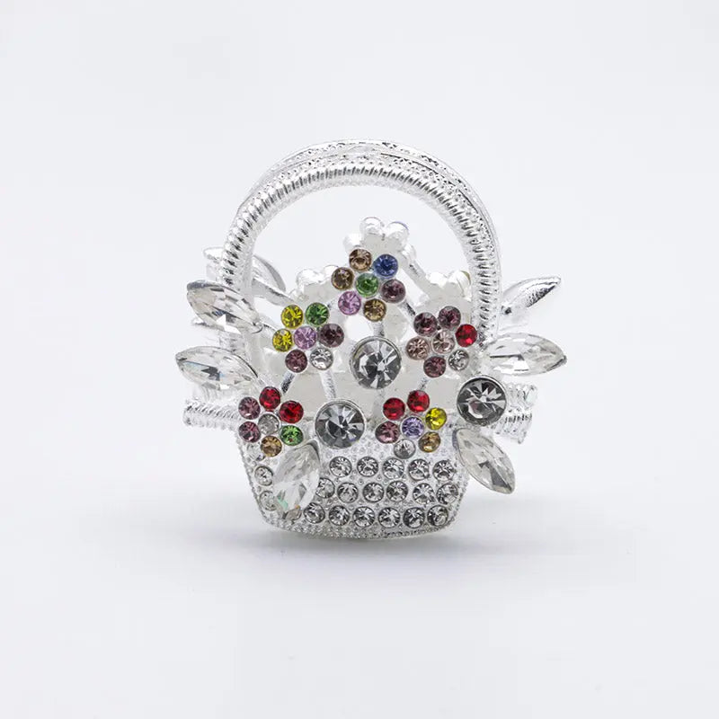 FS4952- Flower Basket Alloy Beads Zoe's DIY Shop