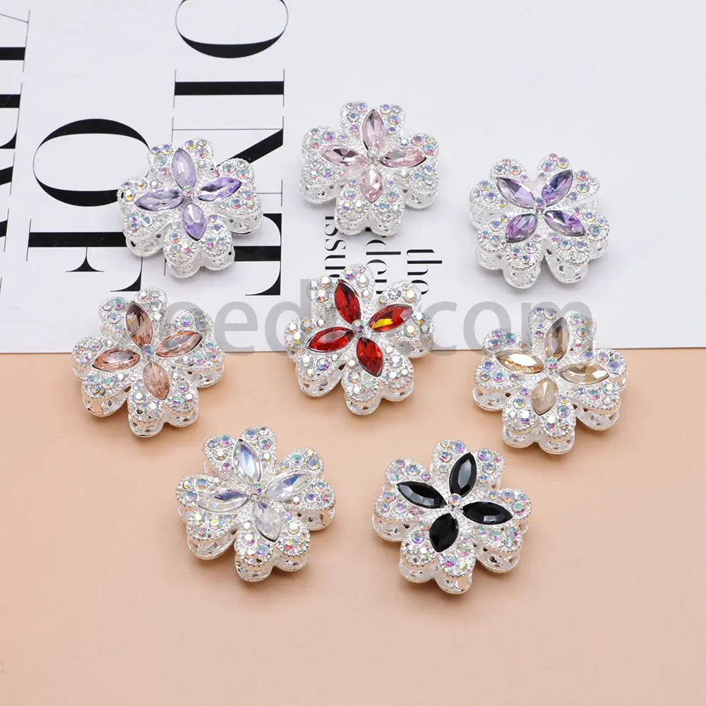 FS4965-Four-Leaf Clover Alloy Beads Fit For Beadable Pens For DIY Project Zoe's DIY Shop