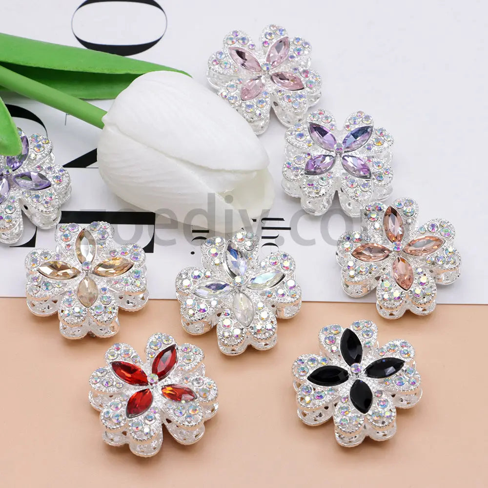 FS4965-Four-Leaf Clover Alloy Beads Fit For Beadable Pens For DIY Project Zoe's DIY Shop