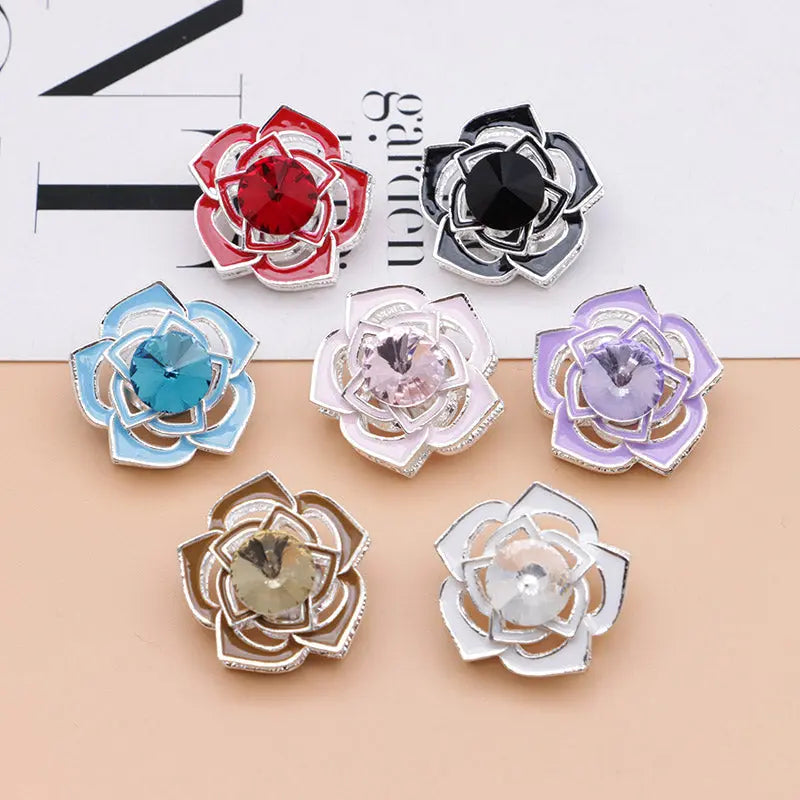 FS5014- 20Mm Rose Alloy Beads (Pen Can Pass Through) Zoe's DIY Shop
