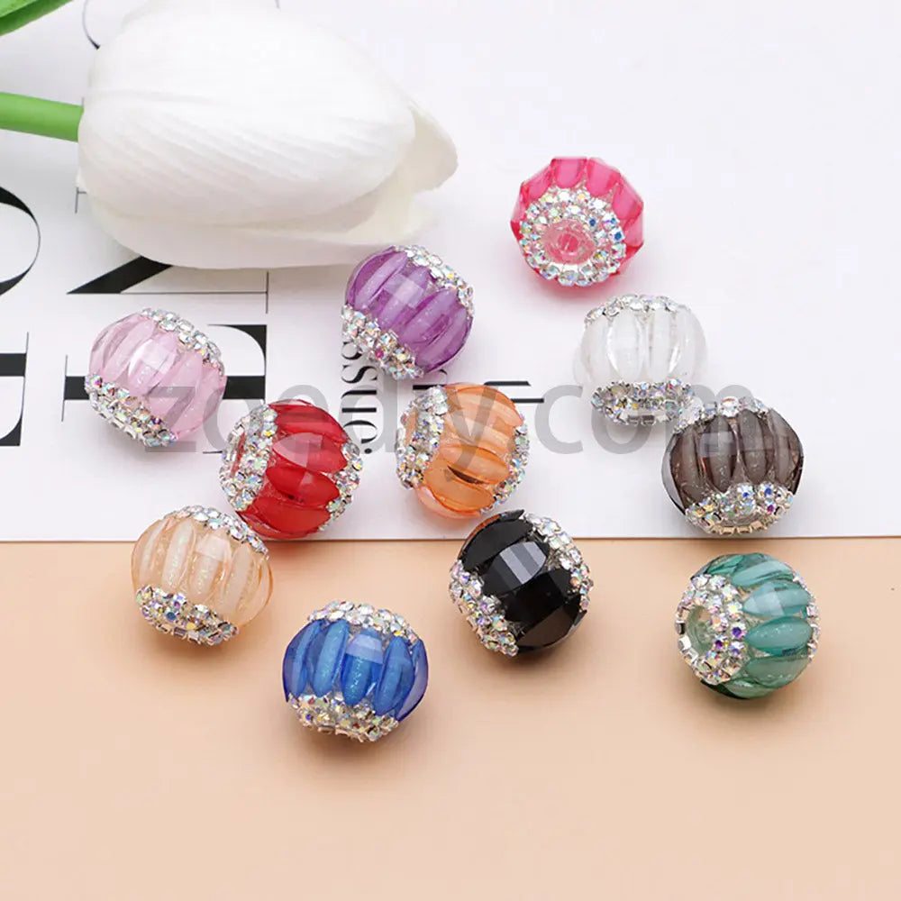 FS5016-16mm Lantern Beads Fit For Beadable Pens Zoe's DIY Shop