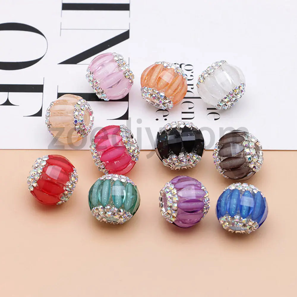 FS5016-16mm Lantern Beads Fit For Beadable Pens Zoe's DIY Shop