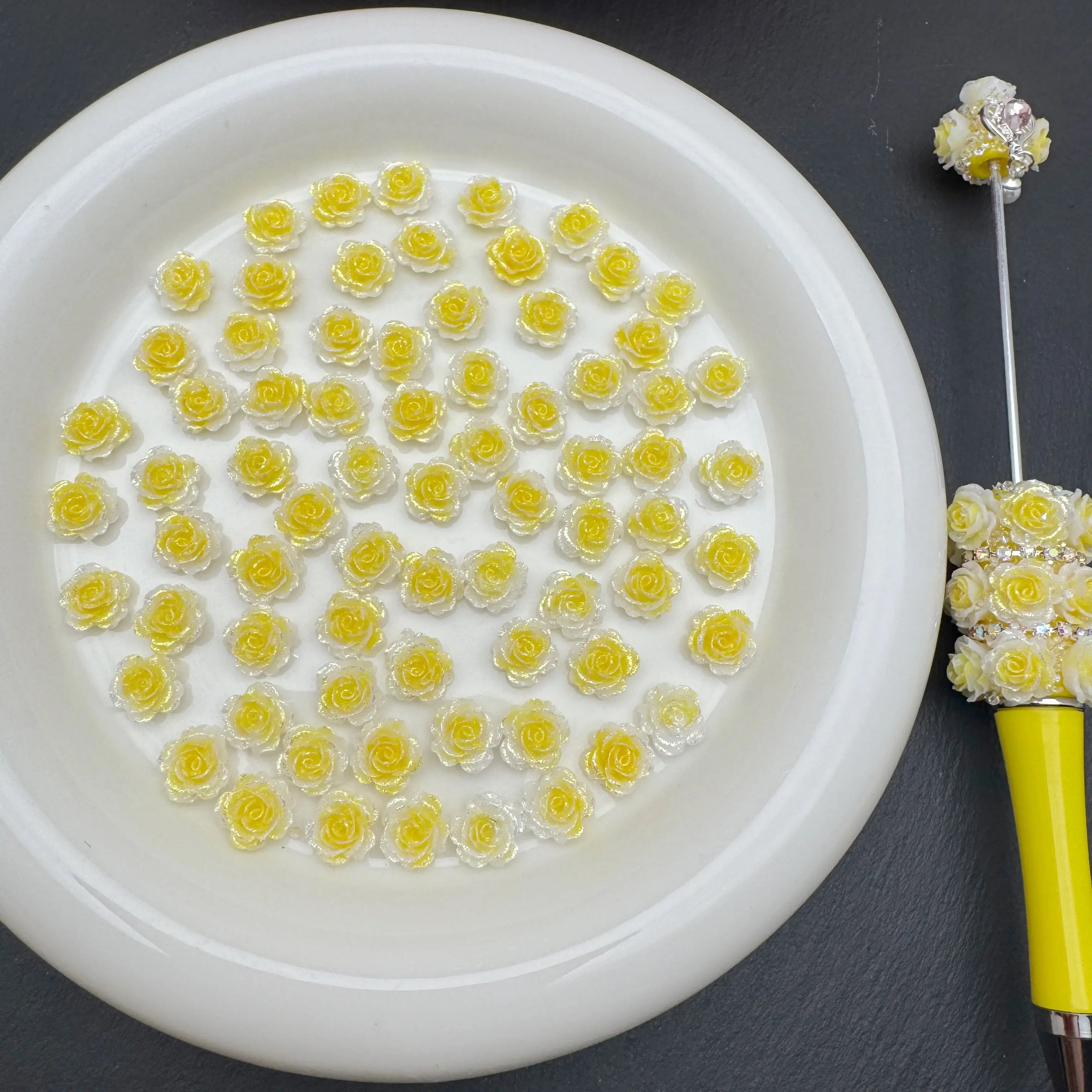 FS5044-10mm Soft Glowing Nail Charms For Making Fancy Beads Or Fancy Beadable Pens For DIY Project Zoe's DIY Shop