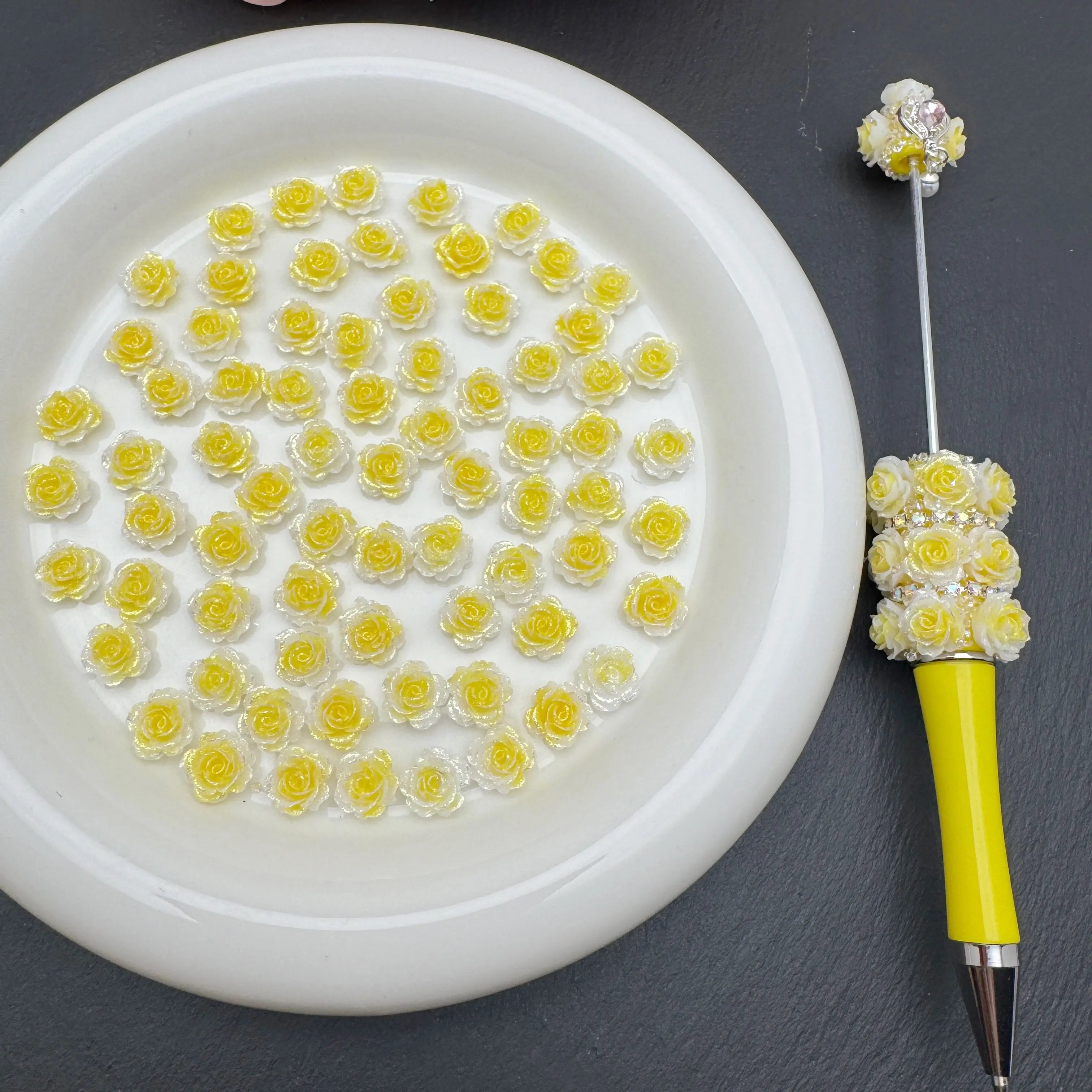 FS5044-10mm Soft Glowing Nail Charms For Making Fancy Beads Or Fancy Beadable Pens For DIY Project Zoe's DIY Shop