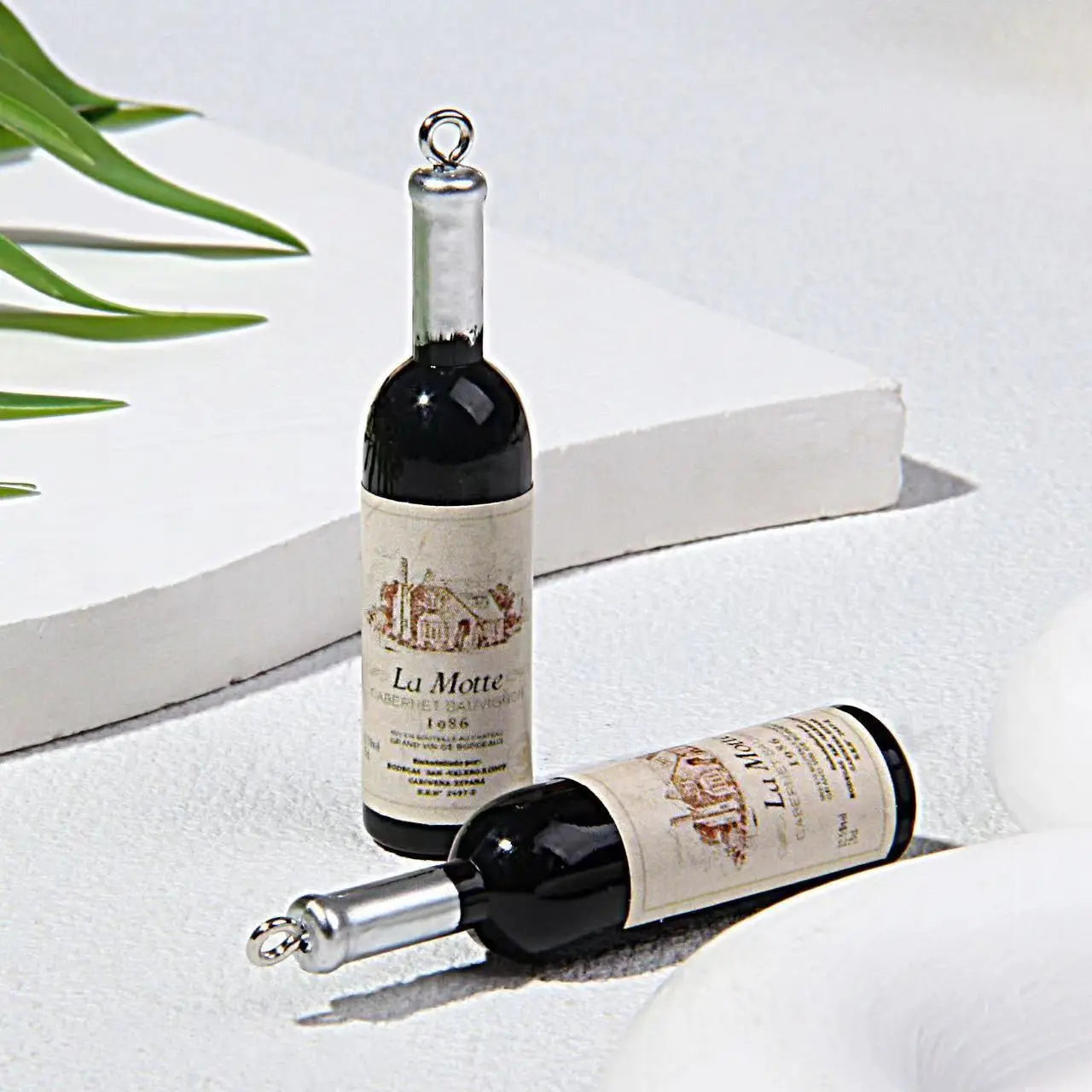 FS5081-Random Mixed 12×52mm Creative Wine Bottle Resin Charms Zoe's DIY Shop