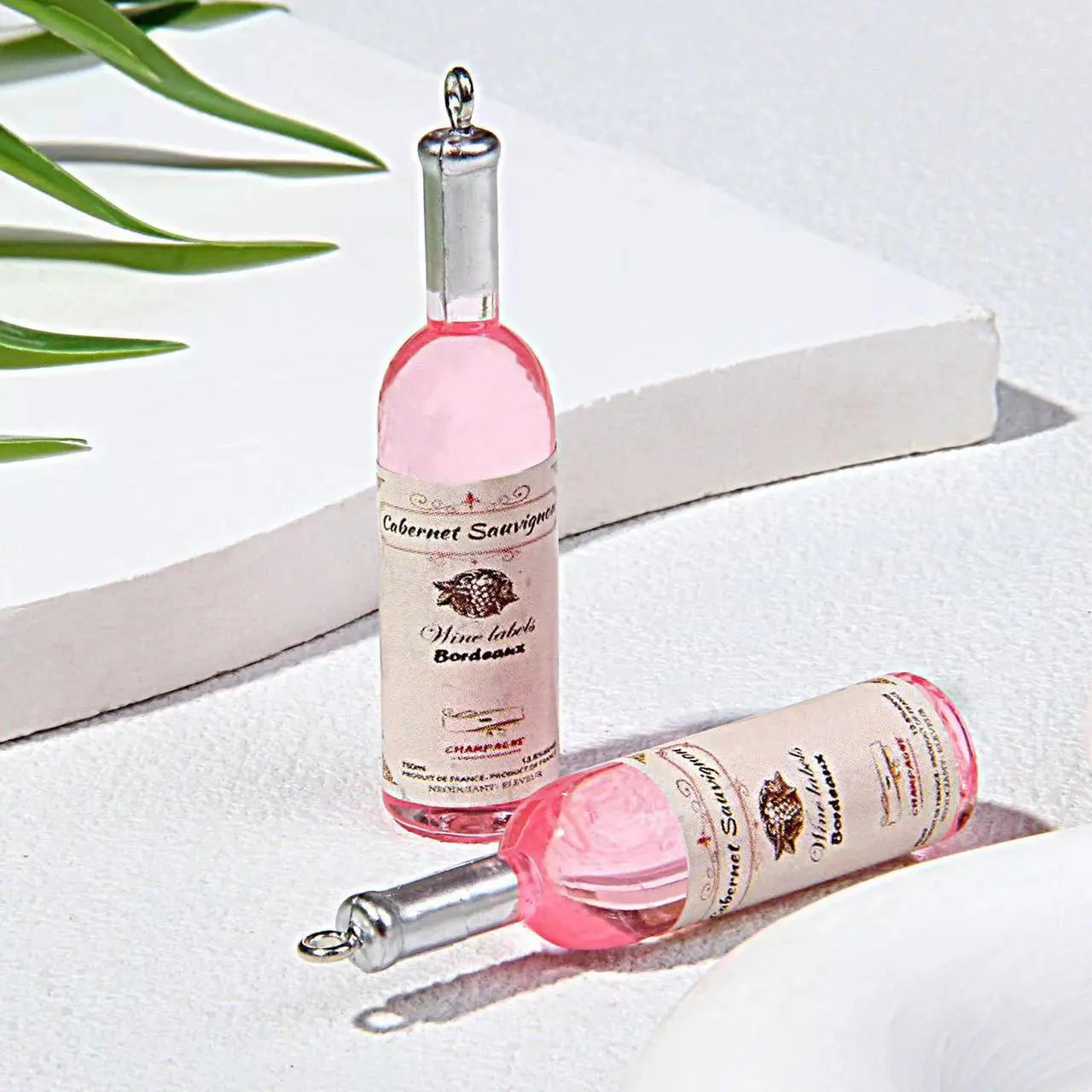 FS5081-Random Mixed 12×52mm Creative Wine Bottle Resin Charms Zoe's DIY Shop