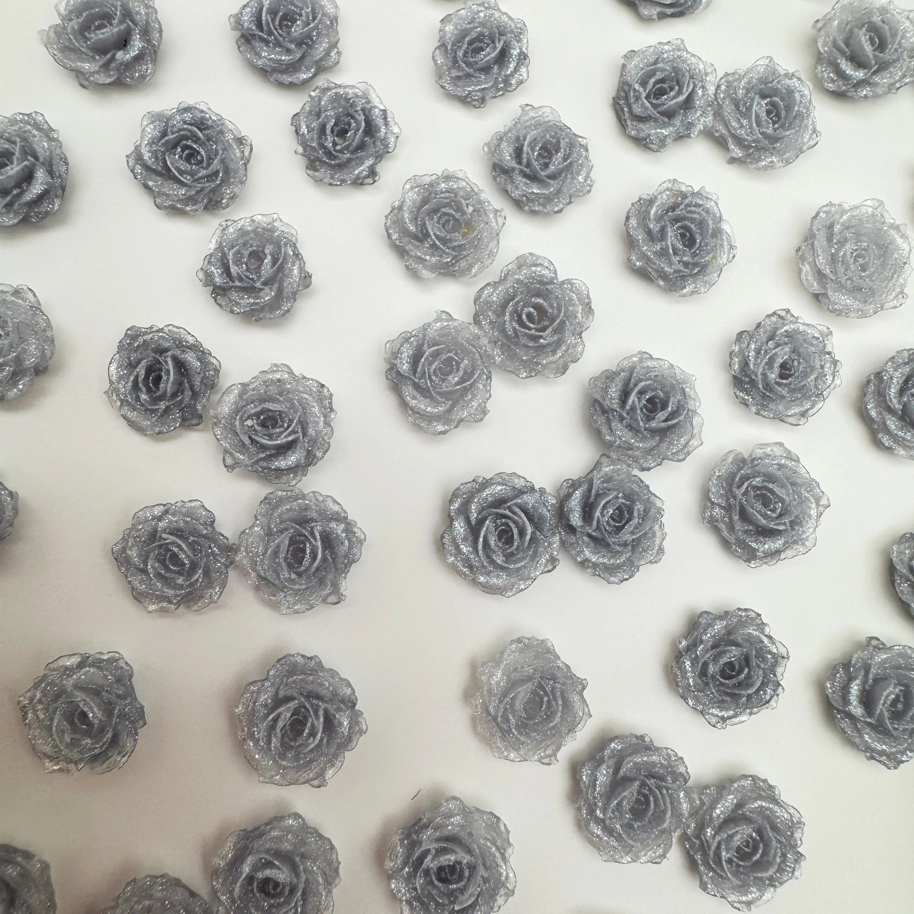 FS5101-10mm Luminous Soft Nail Flower Charms For Making Fancy Beads Or Fancy Beadable Pens For DIY Project Zoe's DIY Shop