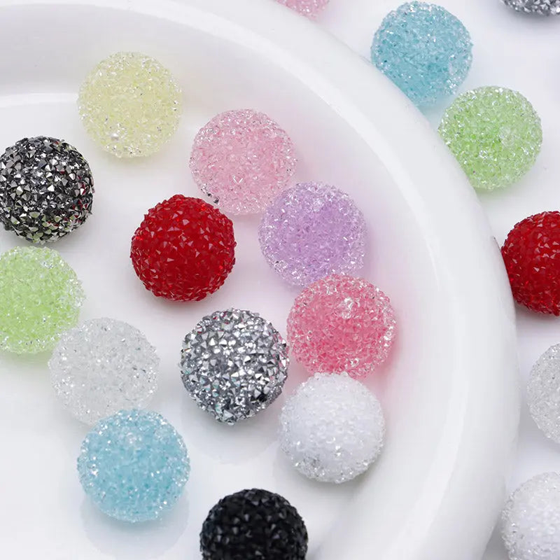 FS5121- 16mm Translucent Sugar Beads for Crafts DIY Bracelets Keychains Pens Jewelry Making Supplies Zoe's DIY Shop