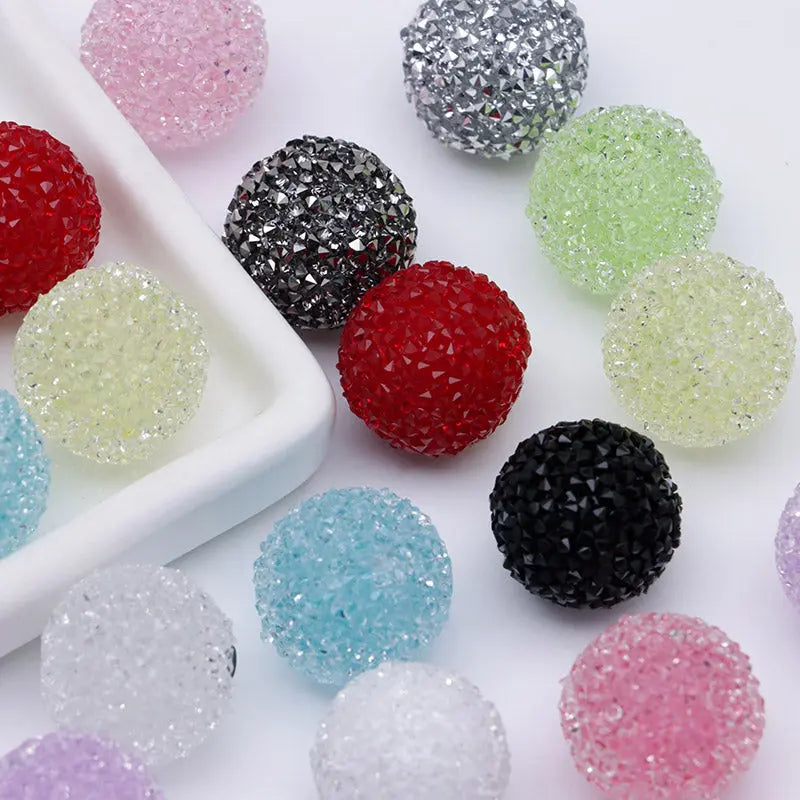 FS5121- 16mm Translucent Sugar Beads for Crafts DIY Bracelets Keychains Pens Jewelry Making Supplies Zoe's DIY Shop
