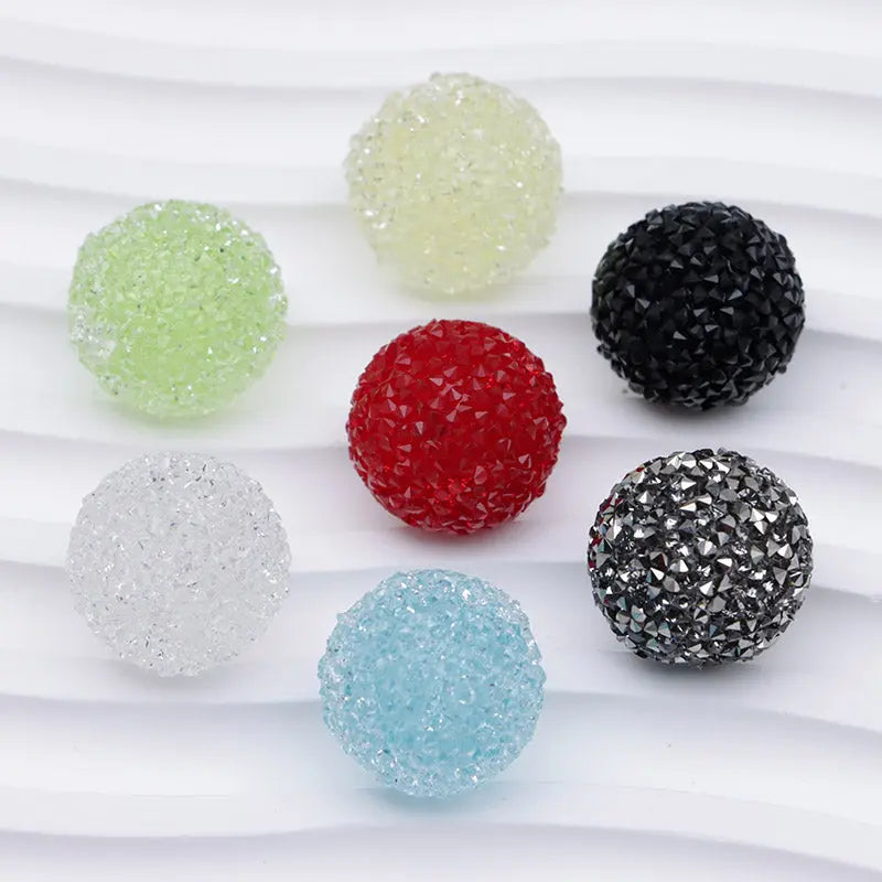 FS5121- 16mm Translucent Sugar Beads for Crafts DIY Bracelets Keychains Pens Jewelry Making Supplies Zoe's DIY Shop