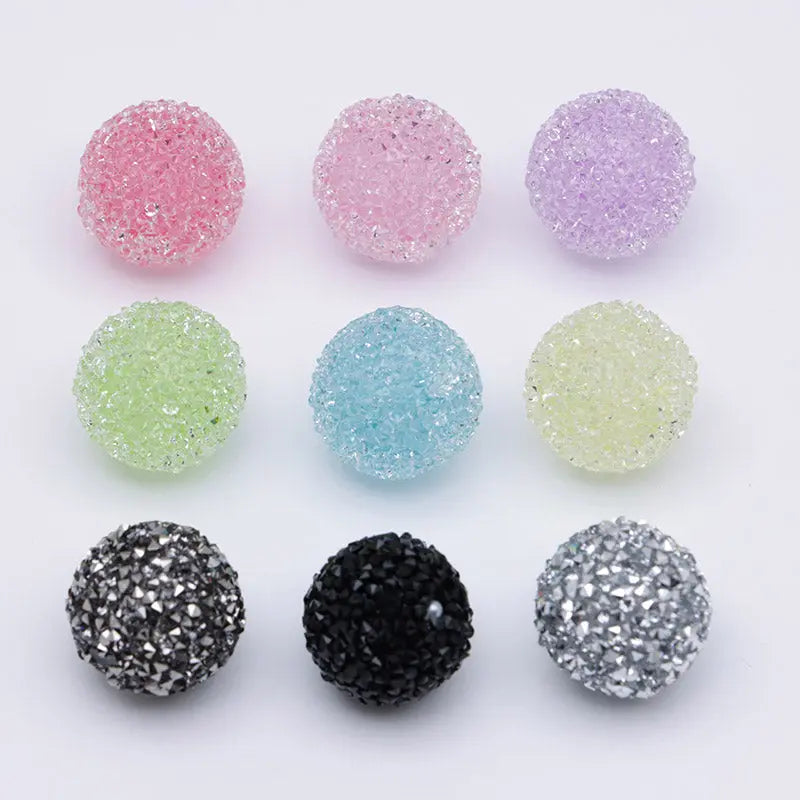 FS5121- 16mm Translucent Sugar Beads for Crafts DIY Bracelets Keychains Pens Jewelry Making Supplies Zoe's DIY Shop