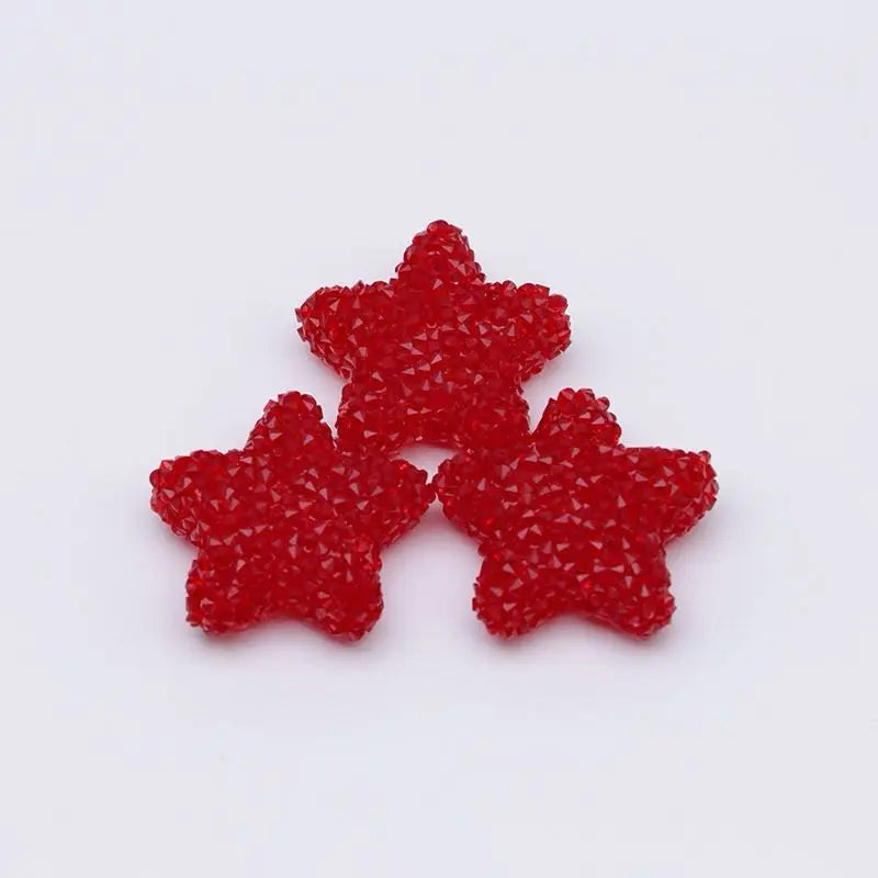 FS5153-About 21mm Star Sugar Beads (Hole is not for pen) Zoe DIY Wholesale