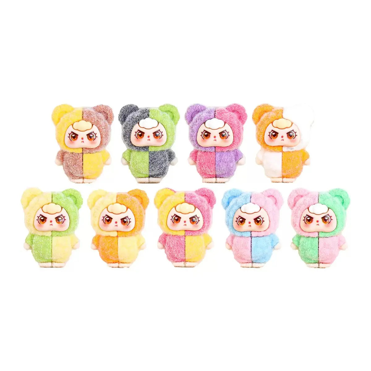 FS5161-3.1×2.3×3.7cm Flocked Bear Resin Charms Zoe's DIY Shop