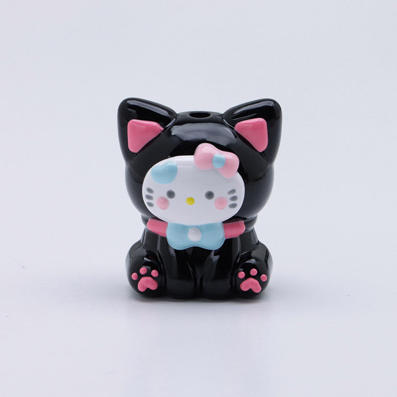 FS5186- Hk Cat Hand - Painted Handmade Beads