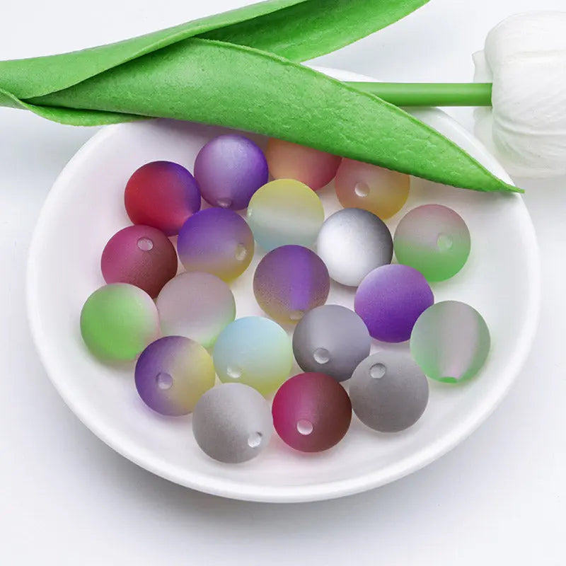 FS5231- 16mm Two-Color Cat Eyes Beads Iridescent For DIY Projects Zoe's DIY Shop