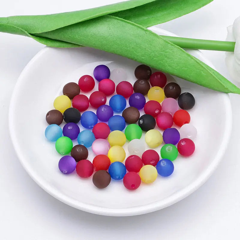 FS5233- 8mm Cat Eyes Beads Iridescent Cat's Eye Beads Zoe's DIY Shop