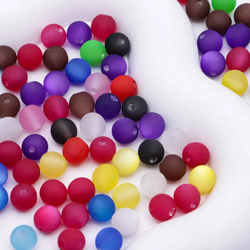 FS5233- 8mm Cat Eyes Beads Iridescent Cat's Eye Beads Zoe's DIY Shop