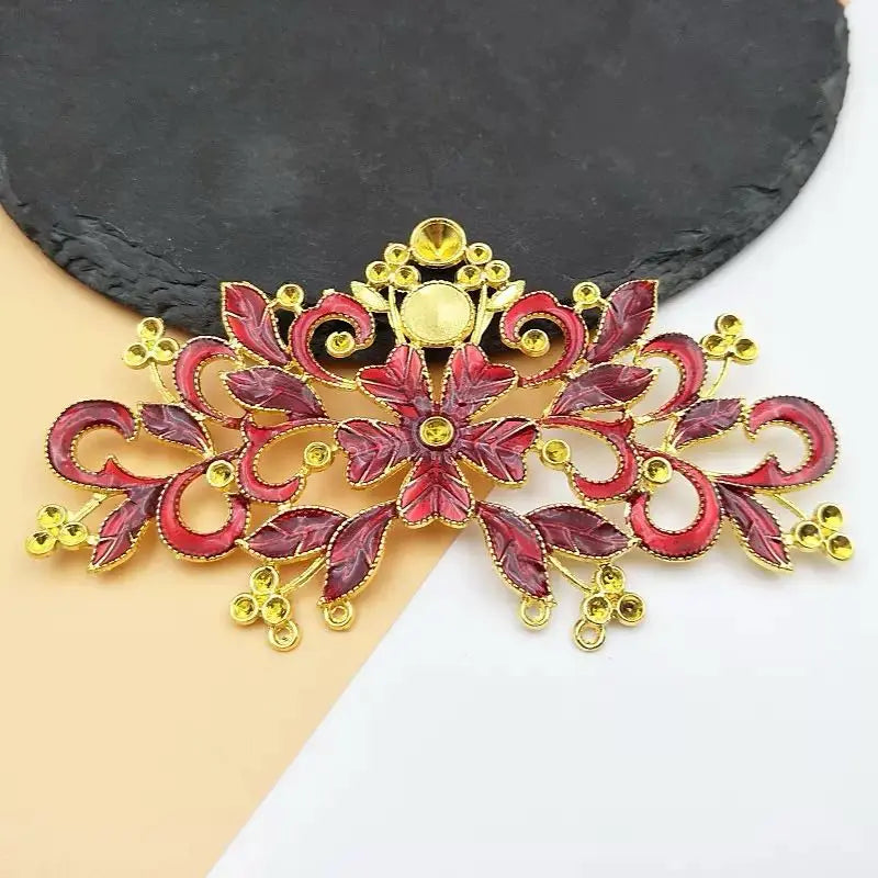 FS5298-115*68mm Painting Metal Patch Zoe DIY Wholesale