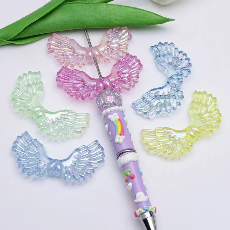 FS5306- Uv Love Angel Wing Beads Zoe's DIY Shop