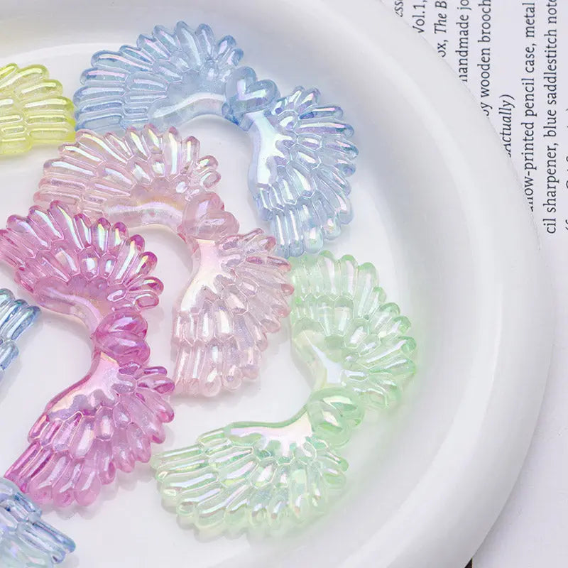 FS5306- Uv Love Angel Wing Beads Zoe's DIY Shop
