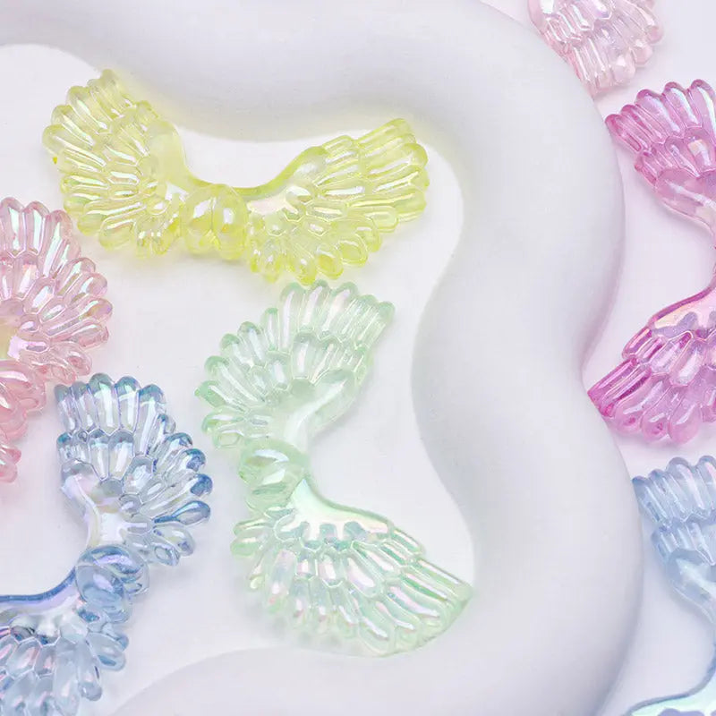 FS5306- Uv Love Angel Wing Beads Zoe's DIY Shop